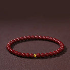 GOOD HEALTH GUARDIAN DEEP RED CINNABAR EYE ENERGY BRACELET-1