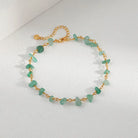 GREEN NATURAL STONE STABILIZING EMOTIONAL ANKLET-1