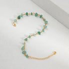 GREEN NATURAL STONE STABILIZING EMOTIONAL ANKLET-2