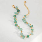 GREEN NATURAL STONE STABILIZING EMOTIONAL ANKLET-4