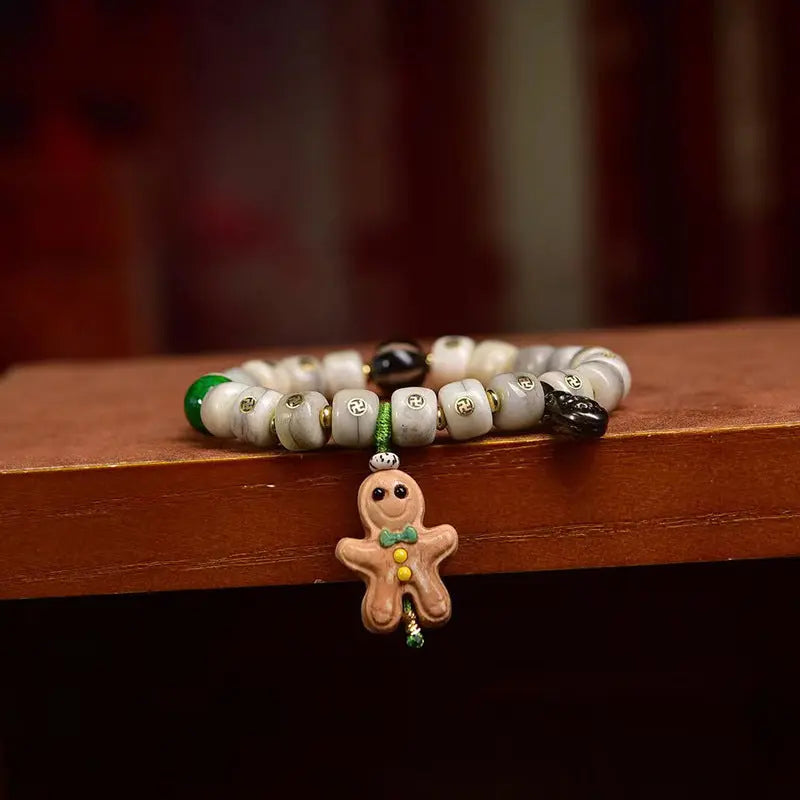 GREEN TAMA CAMEL BONE BRACELETS_3