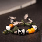 HAND-WOVEN DZI BEADS BRACELETS-1