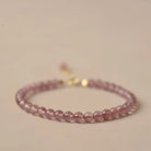 HEARTWARMING SPOTTED STRAWBERRY CRYSTAL LOVE ENERGY  BRACELET zenstarstore