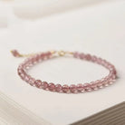 HEARTWARMING SPOTTED STHEARTWARMING SPOTTED STRAWBERRY CRYSTAL LOVE ENERGY  BRACELET-4RAWBERRY CRYSTAL LOVE ENERGY  BRACELET-4