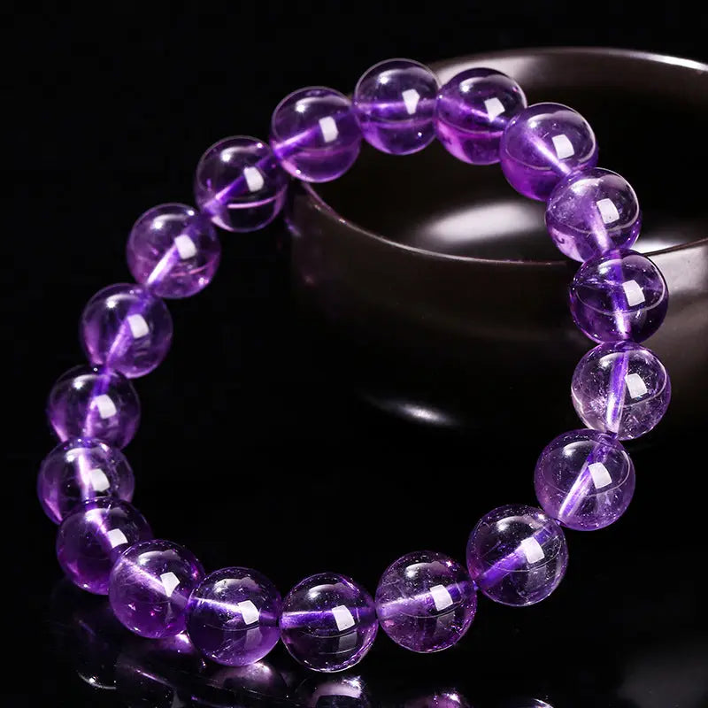 ICE TRANSLUCENT AMETHYST BRACELET-2