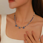 LAPIS LAZULI PEARL HAPPINESS ENHANCER NECKLACE-1