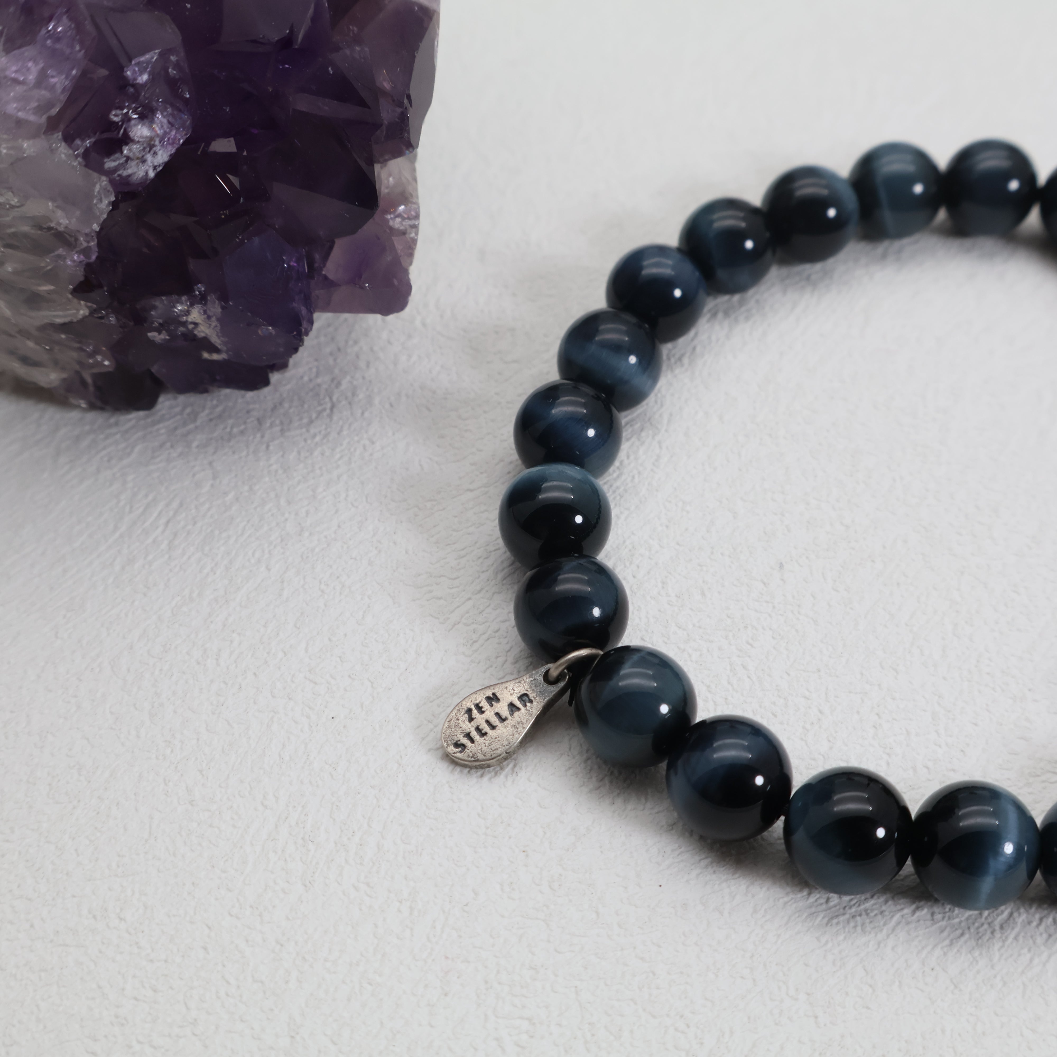 LEO BLUE TIGER EYE CRYSTAL BRACELET-3