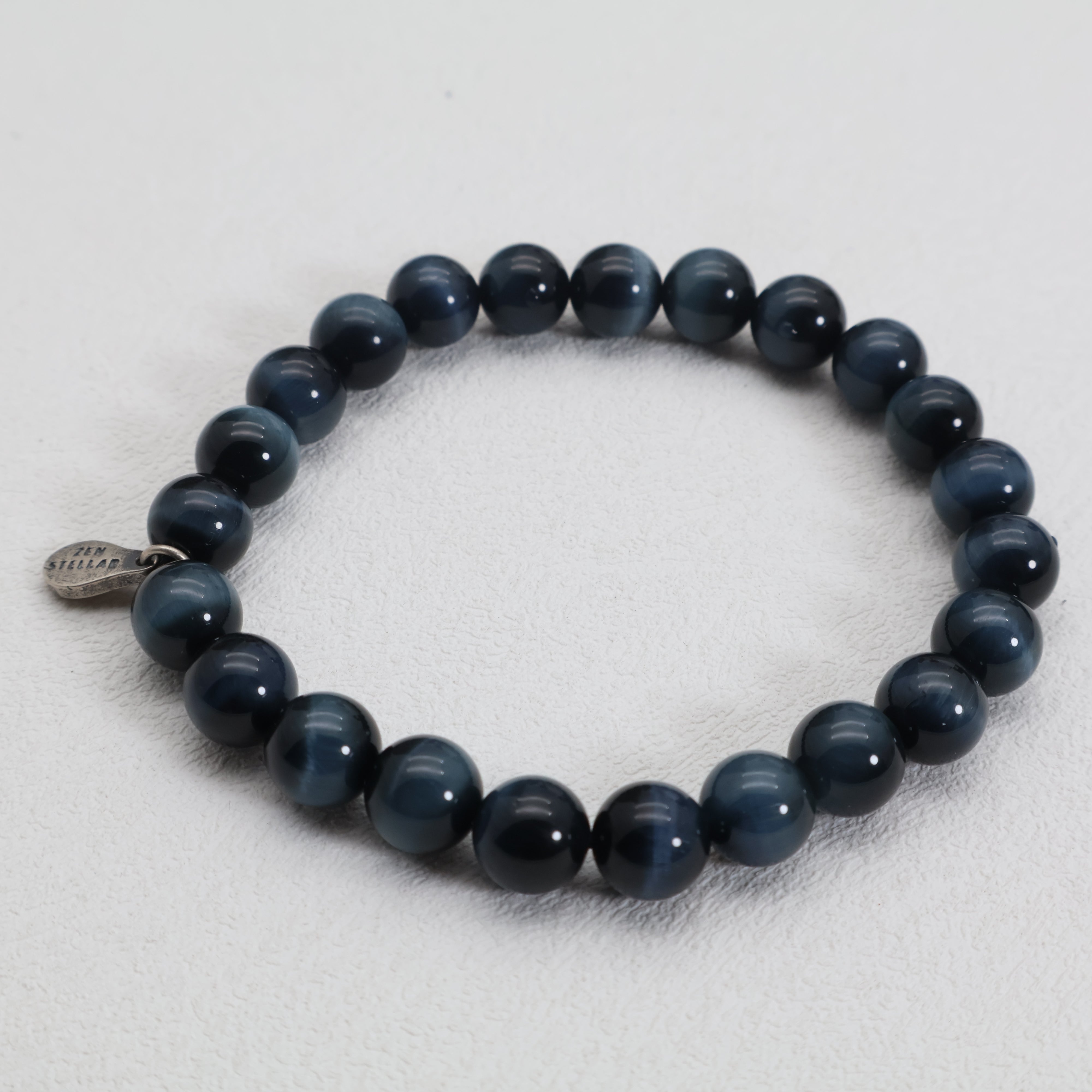 LEO BLUE TIGER EYE CRYSTAL BRACELET-4