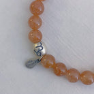 LEO GOLD SUNSTONE CRYSTAL BRACELET-4