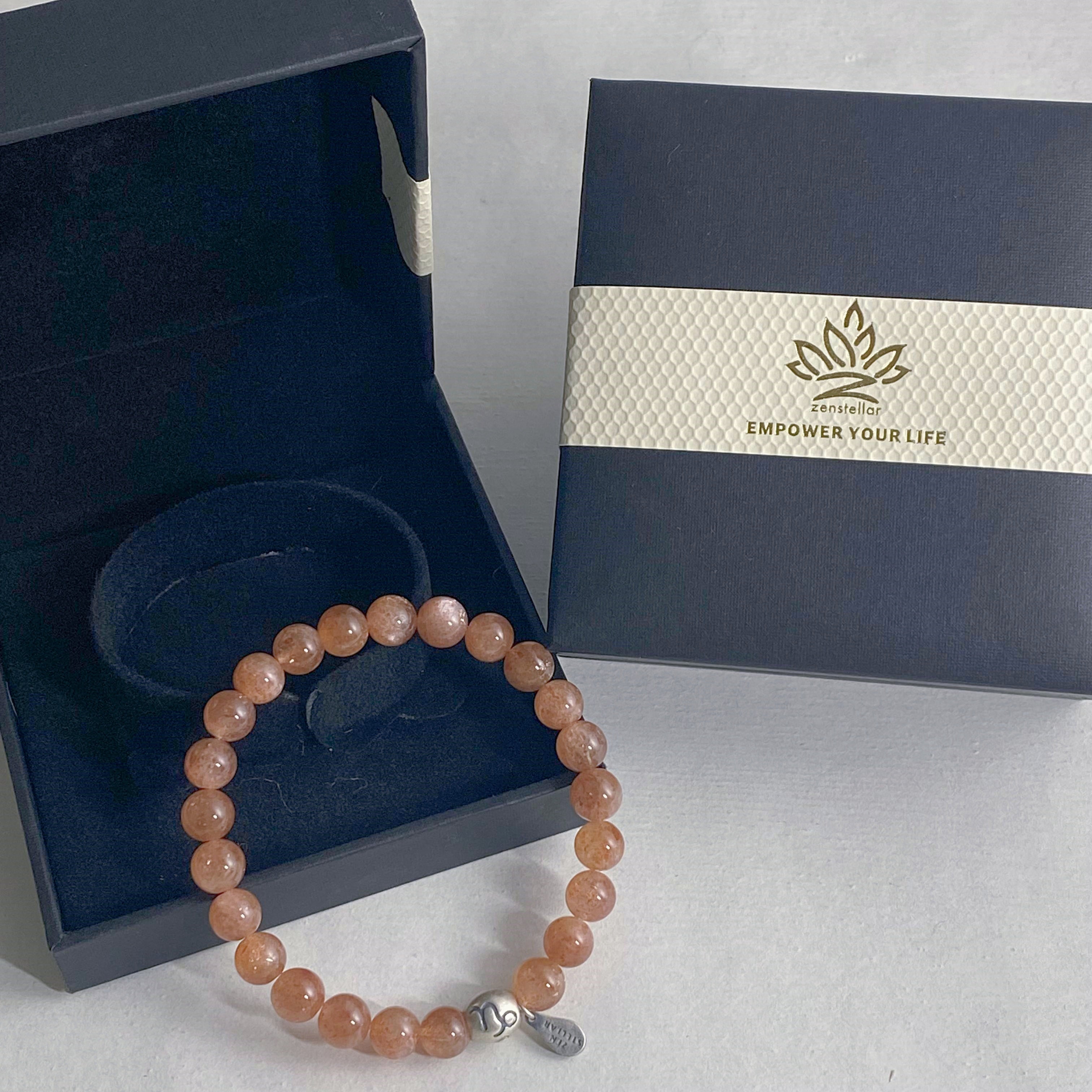 LEO GOLD SUNSTONE CRYSTAL BRACELET-6