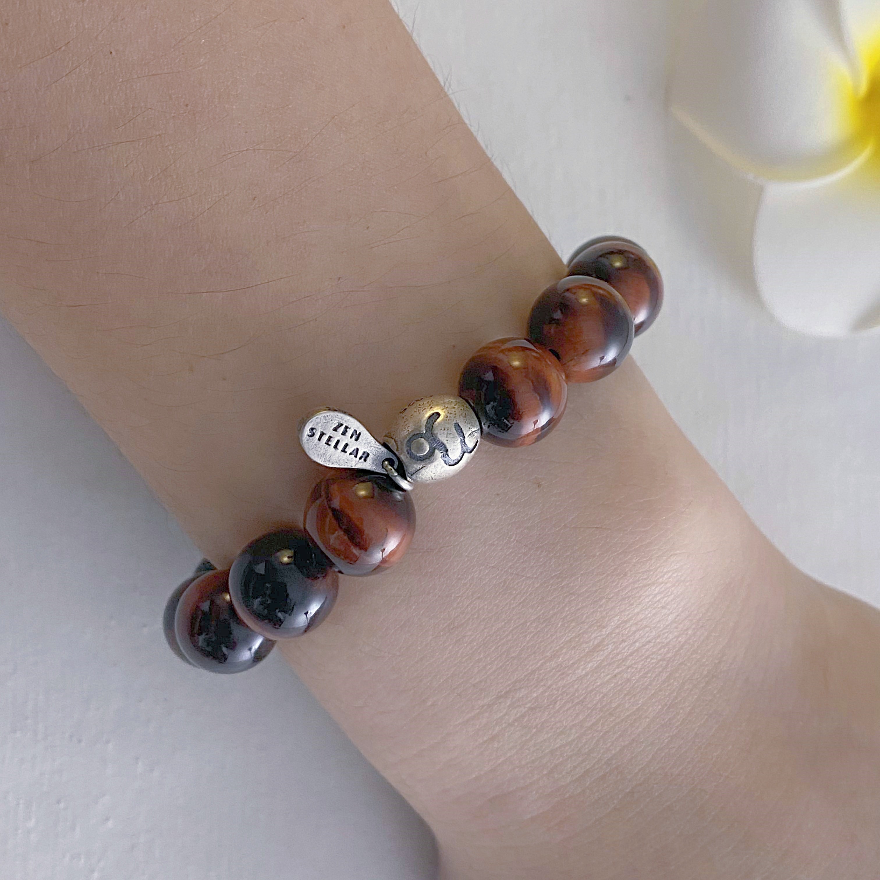 LEO RED TIGER EYE STONE BRACELET-2