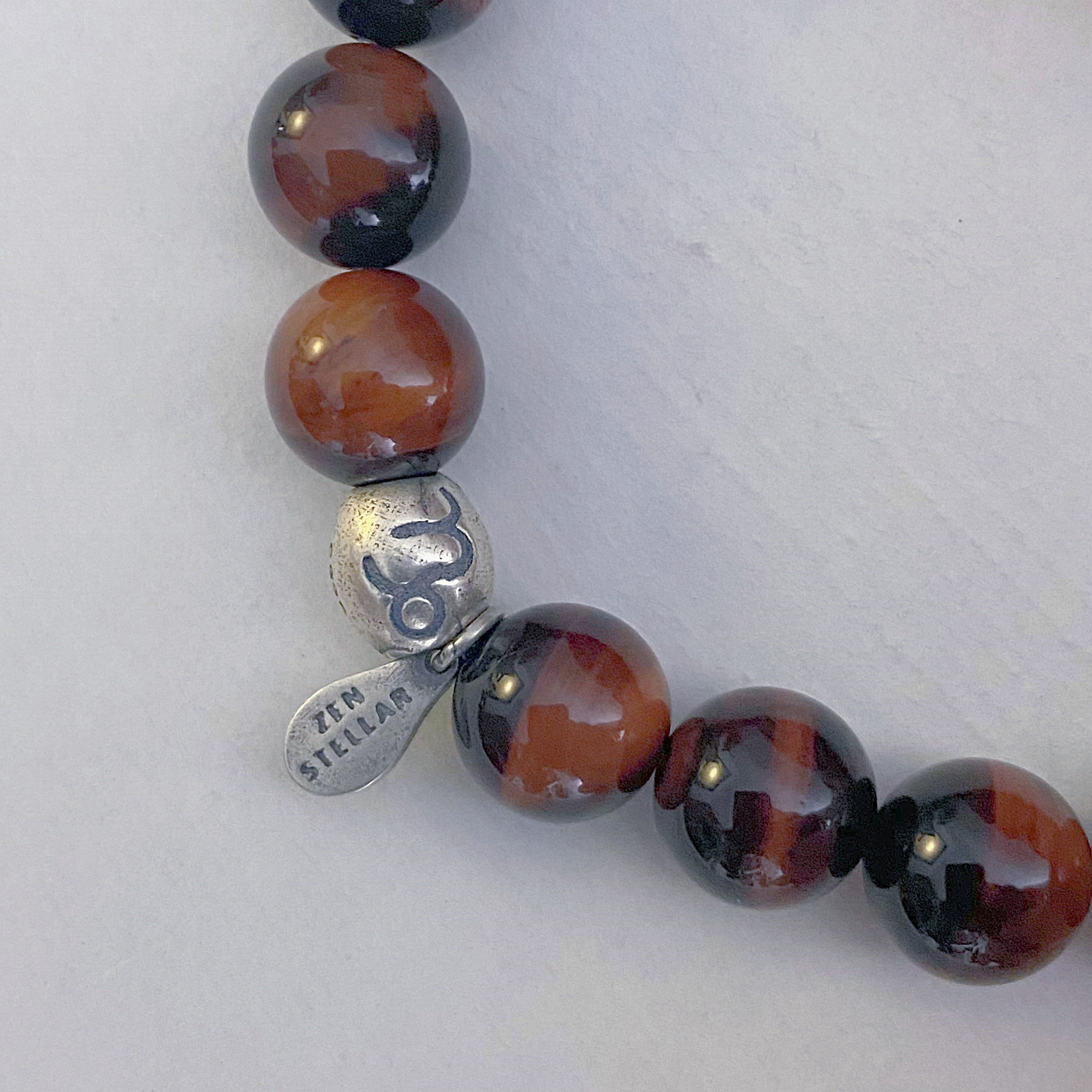 LEO RED TIGER EYE STONE BRACELET-4