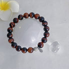 LEO RED TIGER EYE STONE BRACELET-5