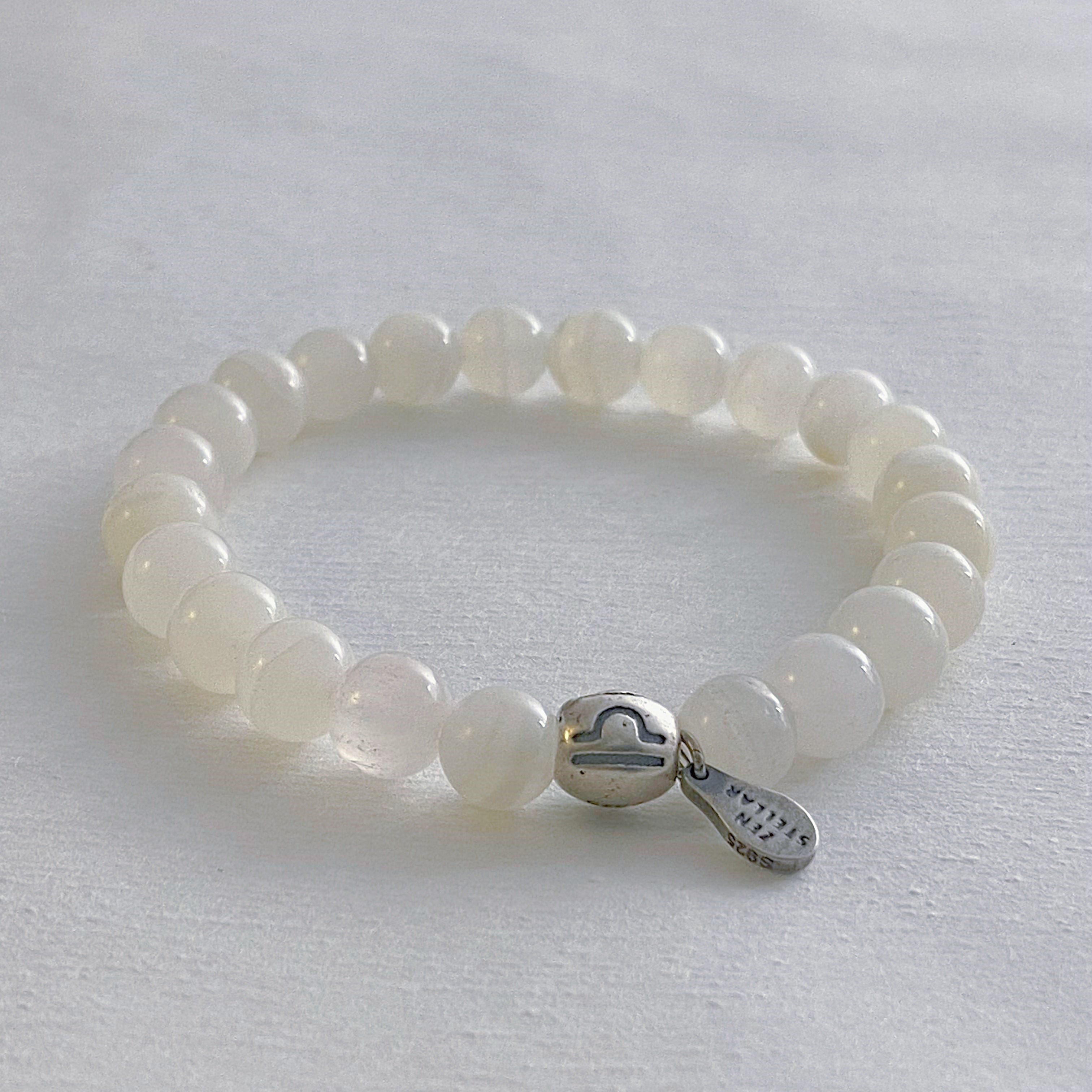 LIBRA CALCITE BEAD CRYSTAL BRACELET-1