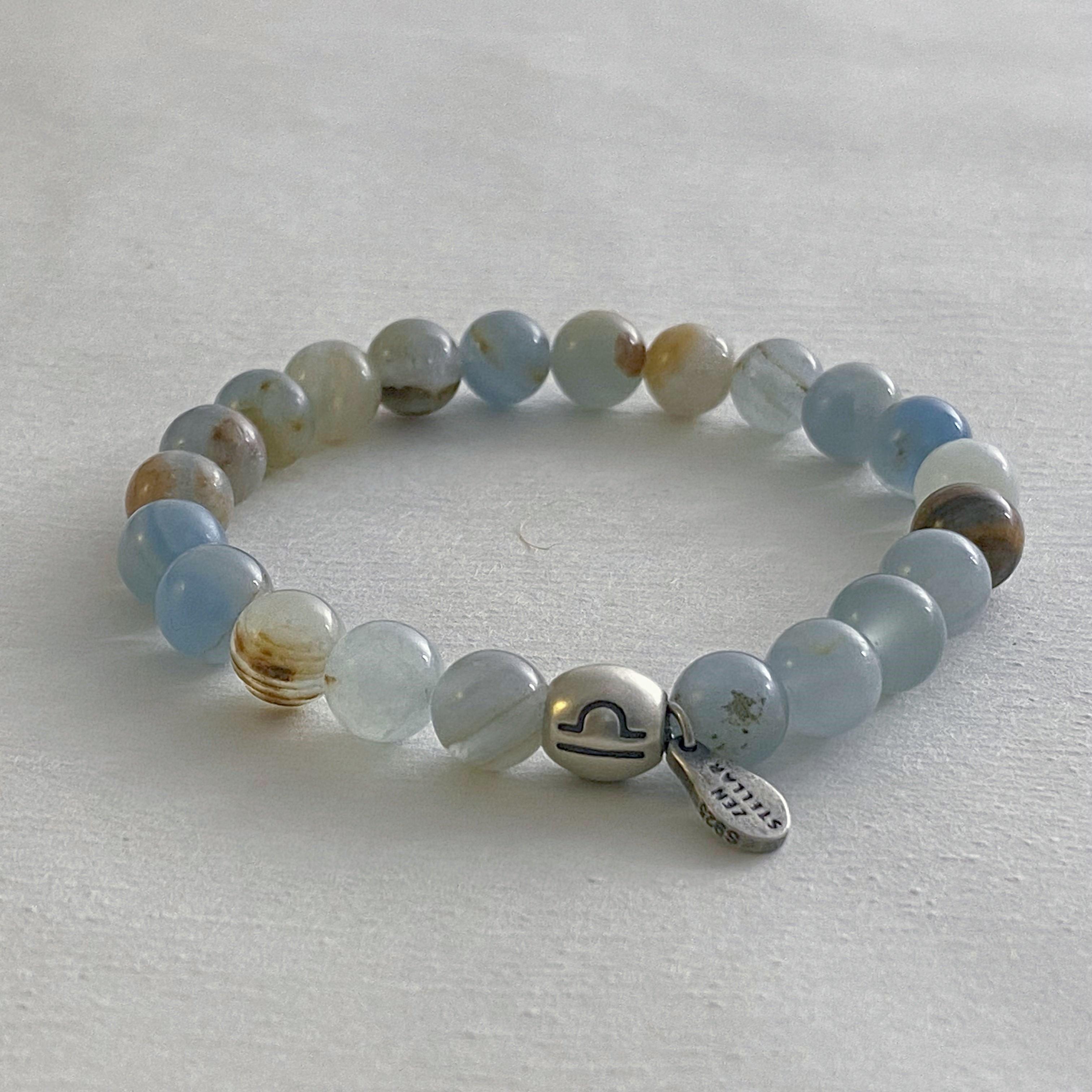 LIBRA MULTICOLOR CALCITE CRYSTAL BRACELET-1