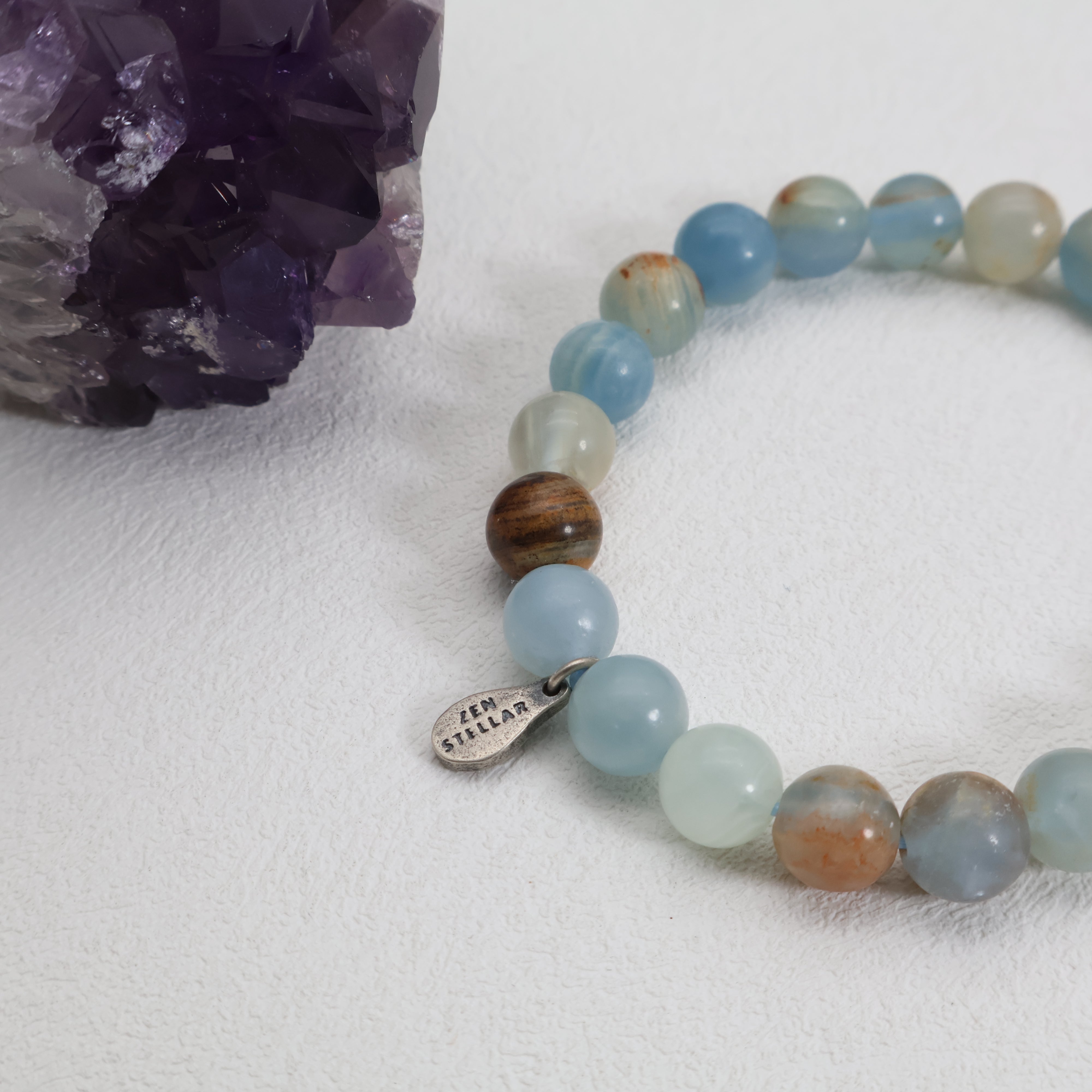 LIBRA MULTICOLOR CALCITE CRYSTAL BRACELET-3