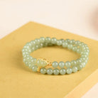 LUCK & WISDOM HETIAN GREEN JADE ENERGY BRACELET-3