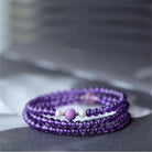 MAKE MORE FRIENDS NATURAL BRAZILIAN AMETHYST ENERGY BRACELET-1