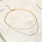 MARIA LINE TBAR TITANIUM STEEL NECKLACE-4