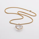 MOON WHITE CRYSTAL NECKLACE-2