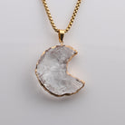 MOON WHITE CRYSTAL NECKLACE-4