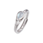 MOONSTONE STERLING SILVER RING-4