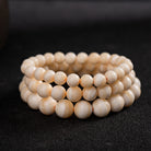 NATURAL CALCITE ORANGE STONE BRACELET-4