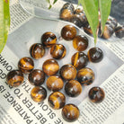 NATURAL CRYSTAL TIGER EYE STONE BALL-2