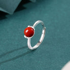 NATURAL GEMSTONE LACE STERLING SILVER RING_1