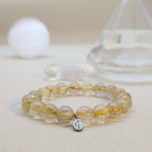 NATURAL GOLDEN RUTILATED CRYSTAL BRACELET-1