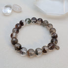 NATURAL GREEN GHOST CRYSTAL BRACELET-2