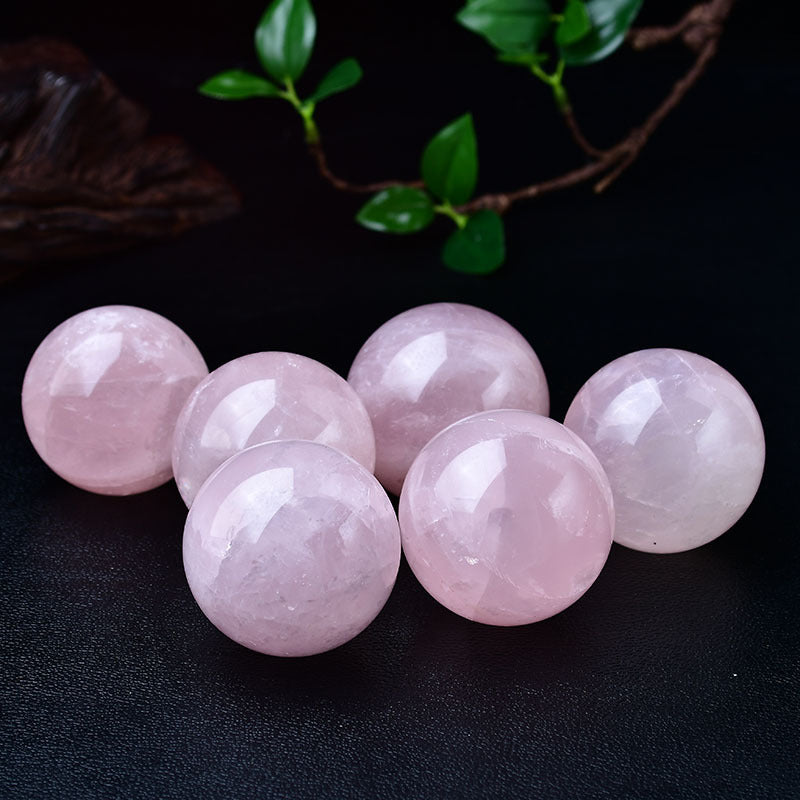 NATURAL ROSE QUARTZ BALL-4