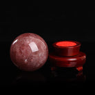 NATURAL STRAWBERRY CRYSTAL BALL-3