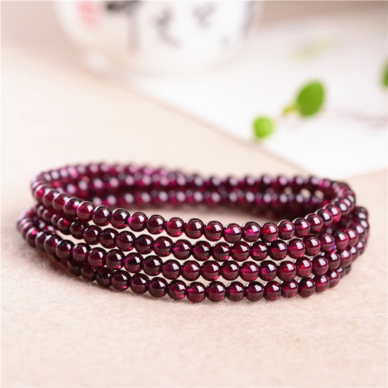 NATURAL ROSE GARNET BRACELET-1