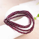 NATURAL ROSE GARNET BRACELET-3