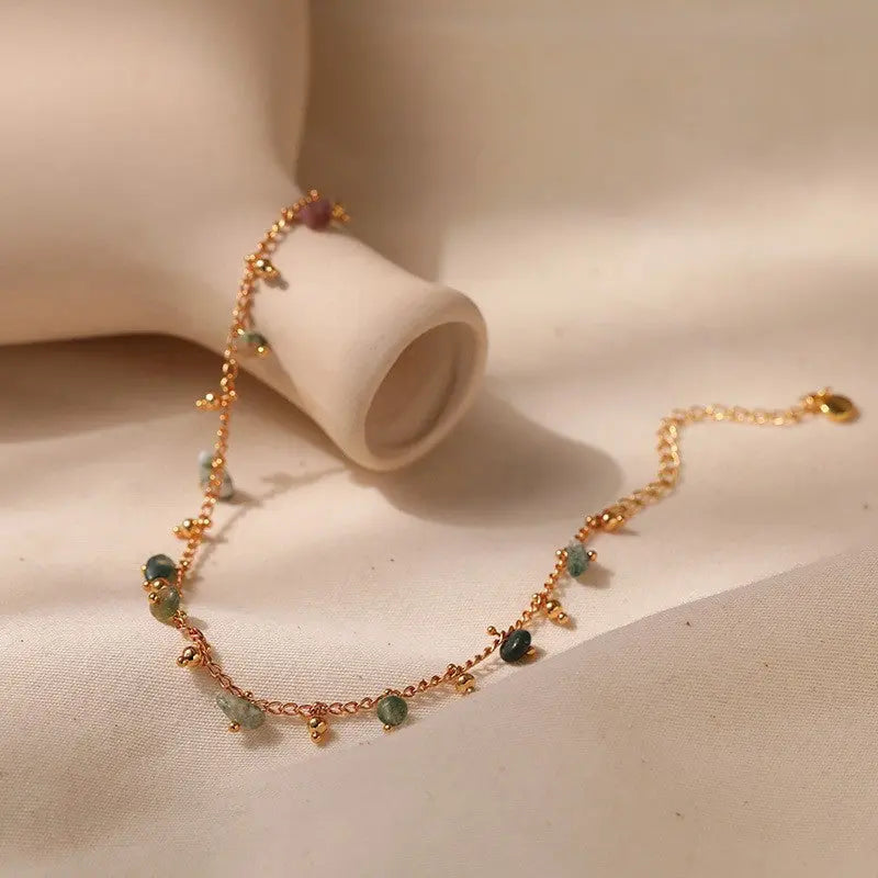 NATURAL STONE TRANSFER ANKLET-3