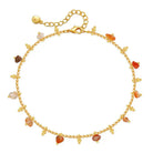 NATURAL STONE TRANSFER ANKLET-5