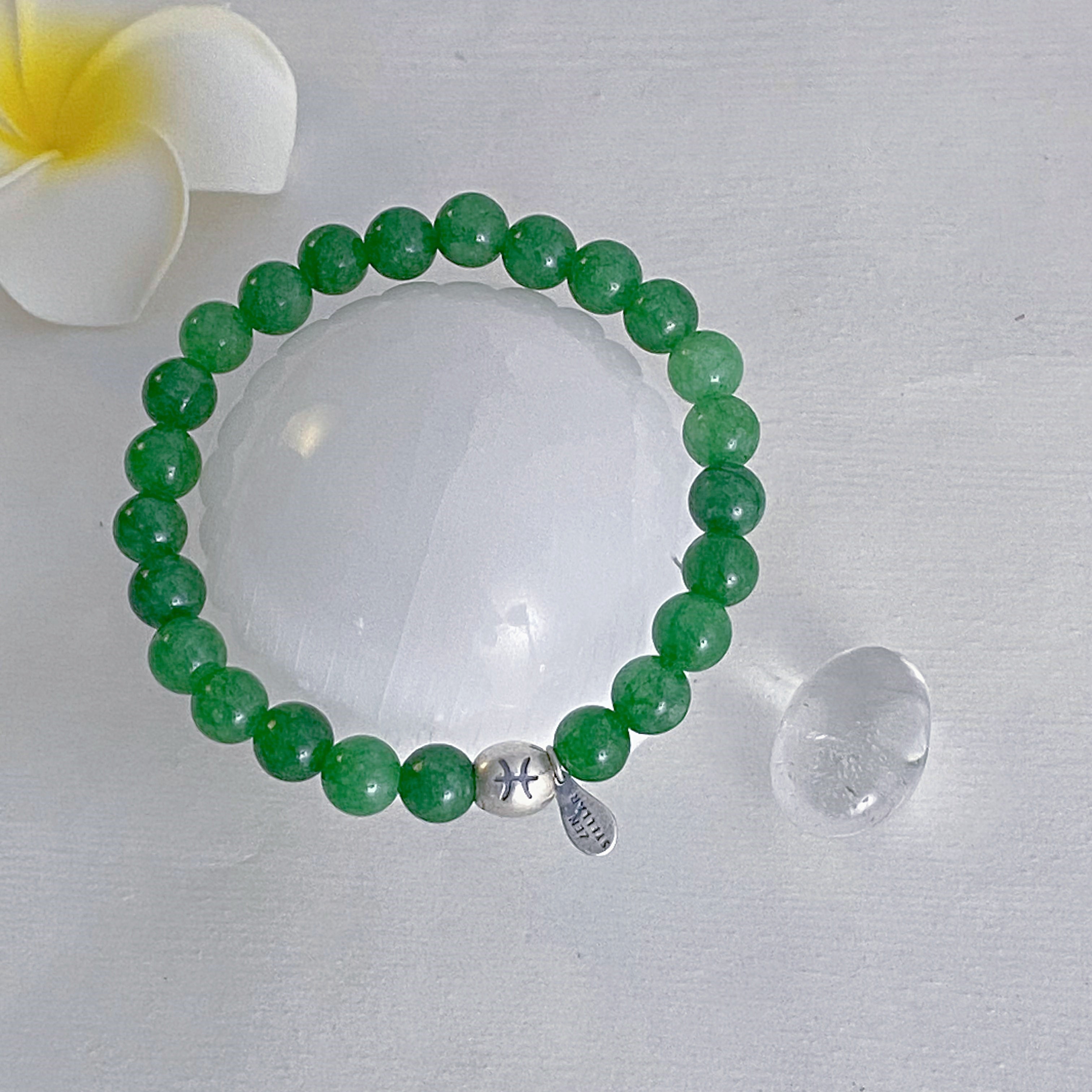 PISCES CHALCEDONY CRYSTAL BRACELET-5