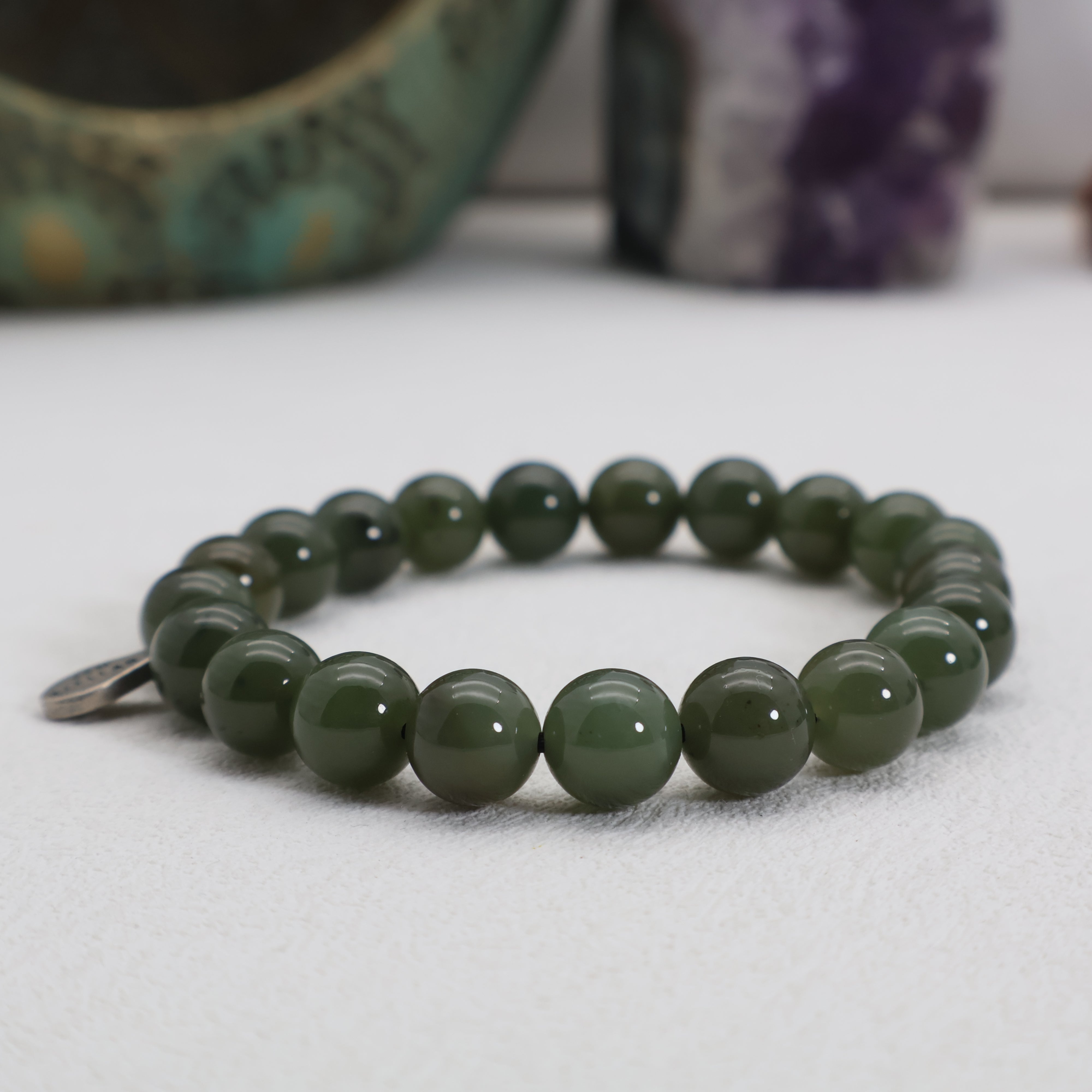 PISCES GREEN CHALCEDONY CRYSTAL BRACELET-1