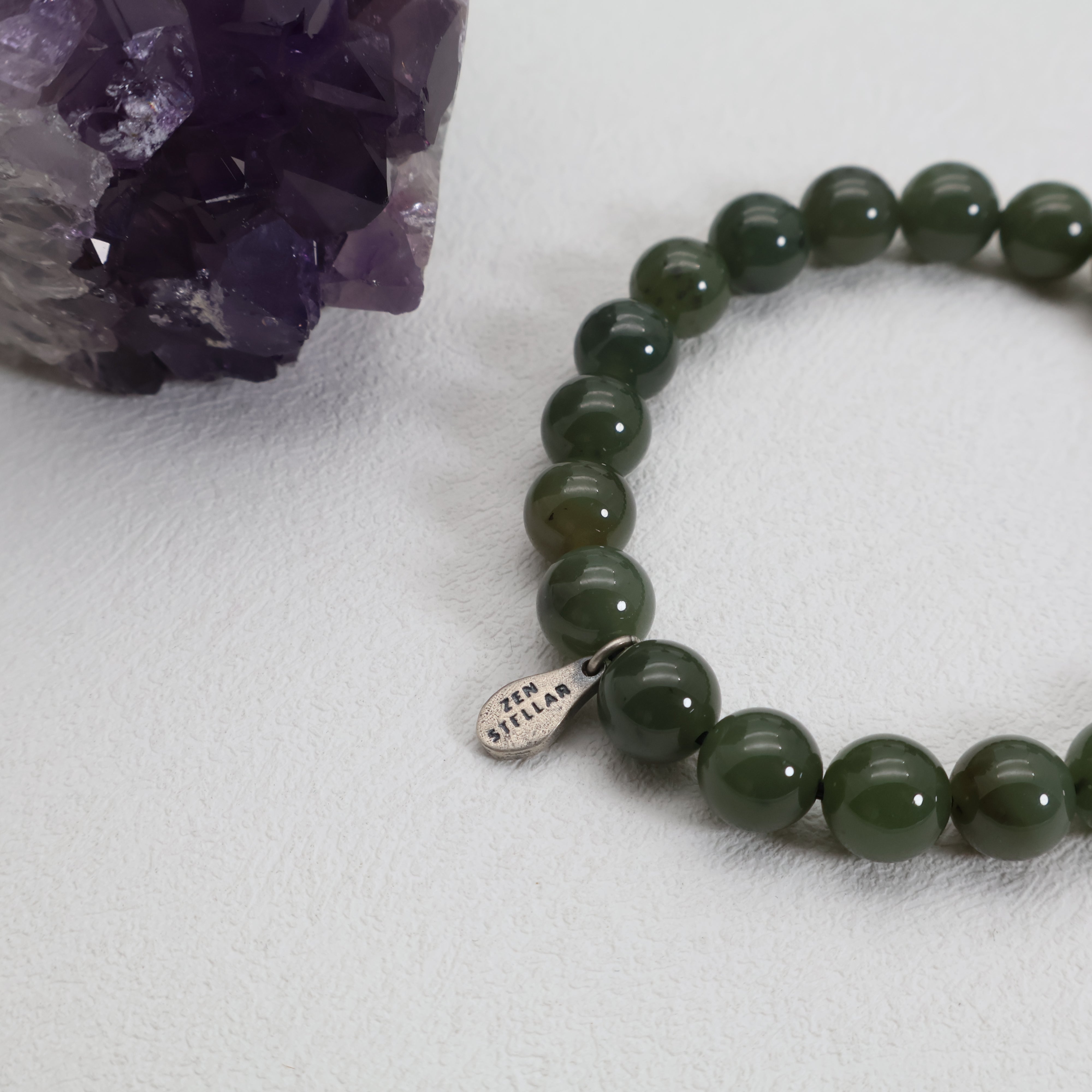 PISCES GREEN CHALCEDONY CRYSTAL BRACELET-4