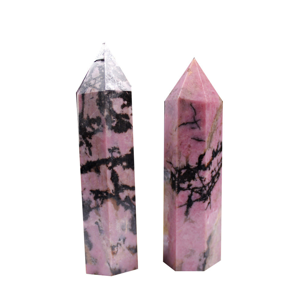 RHODONITE HEXAGONAL PRISM-4