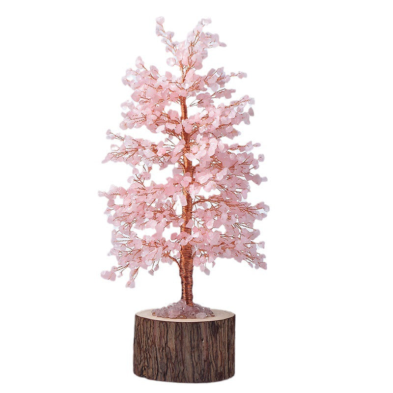 ROSE QUARTZ CHRISTMAS CRYSTAL TREES-4