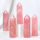 ROSE QUARTZ CRYSTAL HEXAGONAL PRISM-4