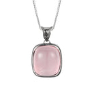 ROSE QUARTZ SQUARE PENDANT-1