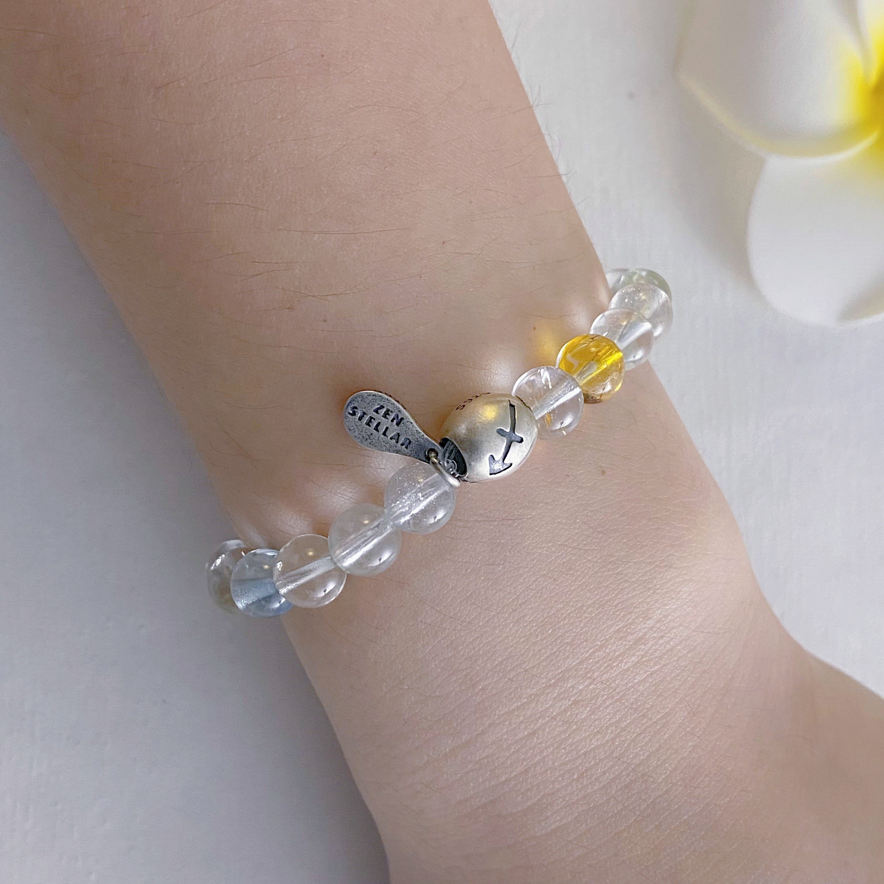 SAGITTARIUS COLORED TOPAZ CRYSTAL BRACELET-2