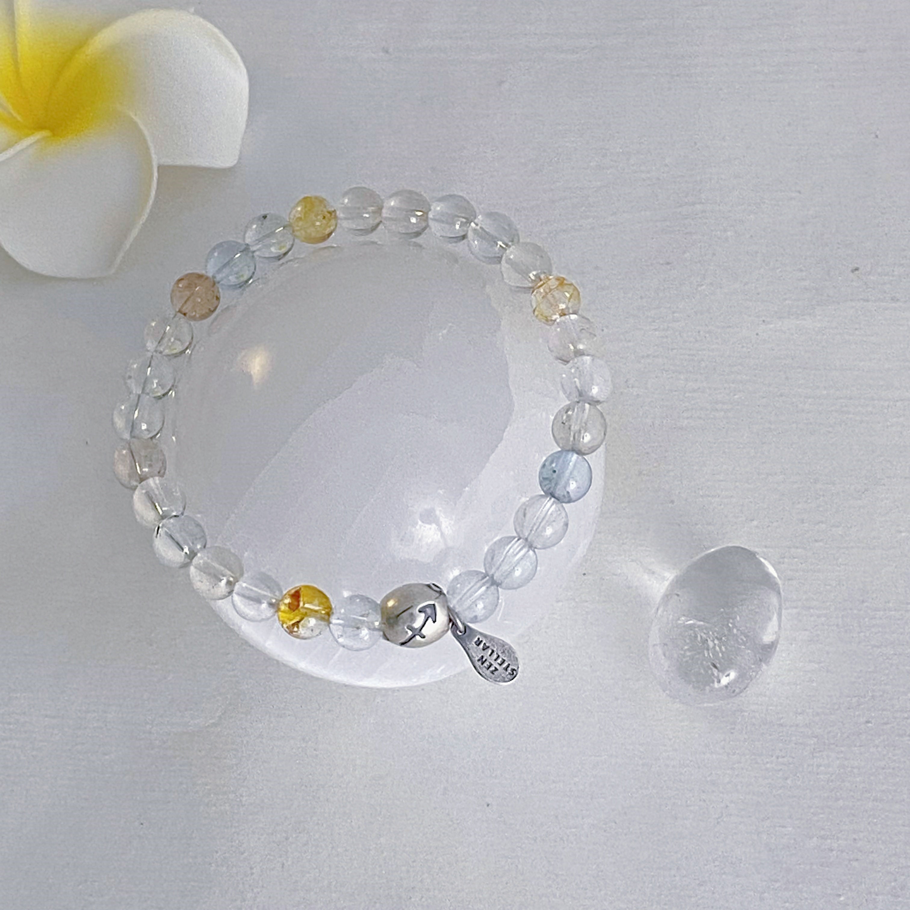 SAGITTARIUS COLORED TOPAZ CRYSTAL BRACELET-5