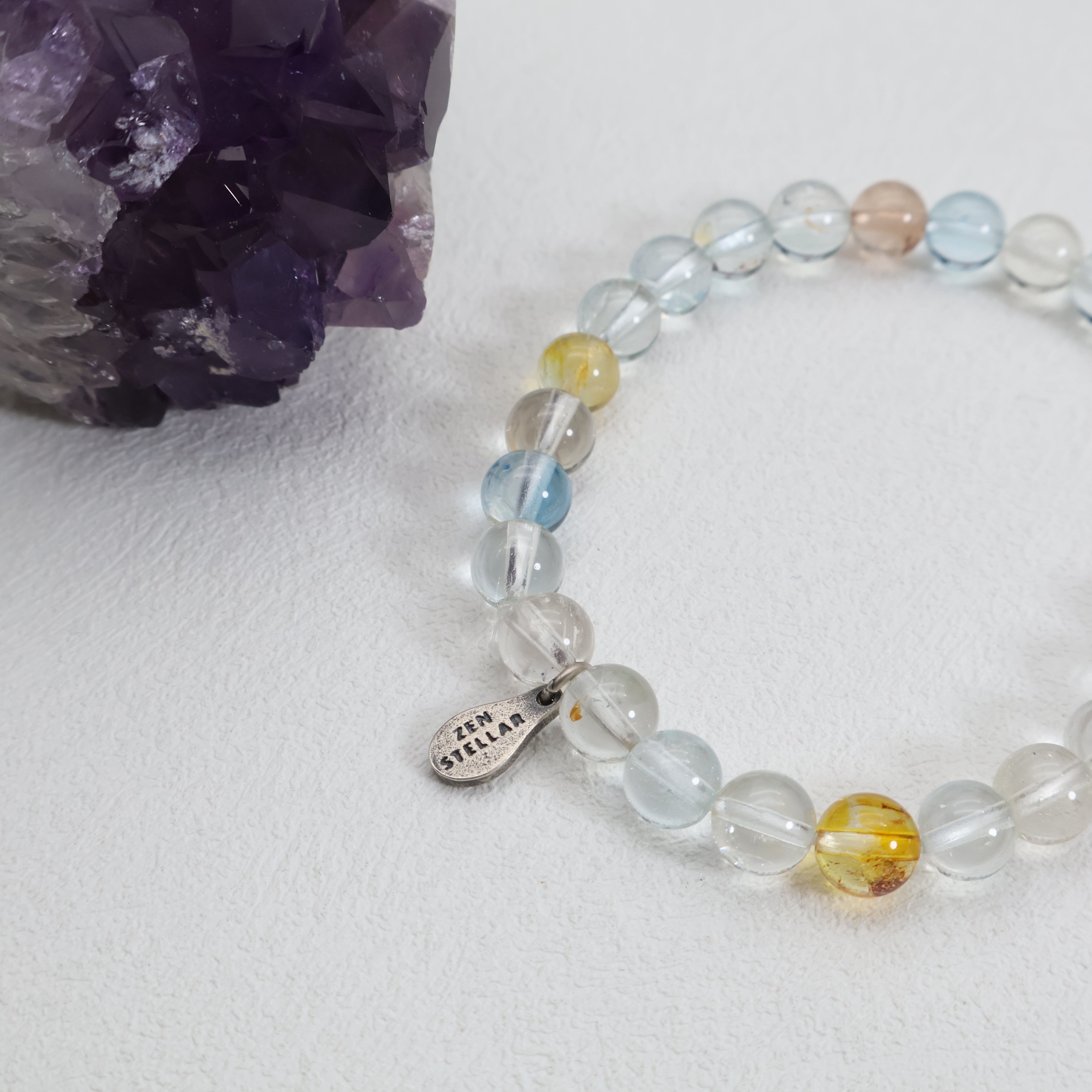 SAGITTARIUS COLORED TOPAZ CRYSTAL BRACELET-3