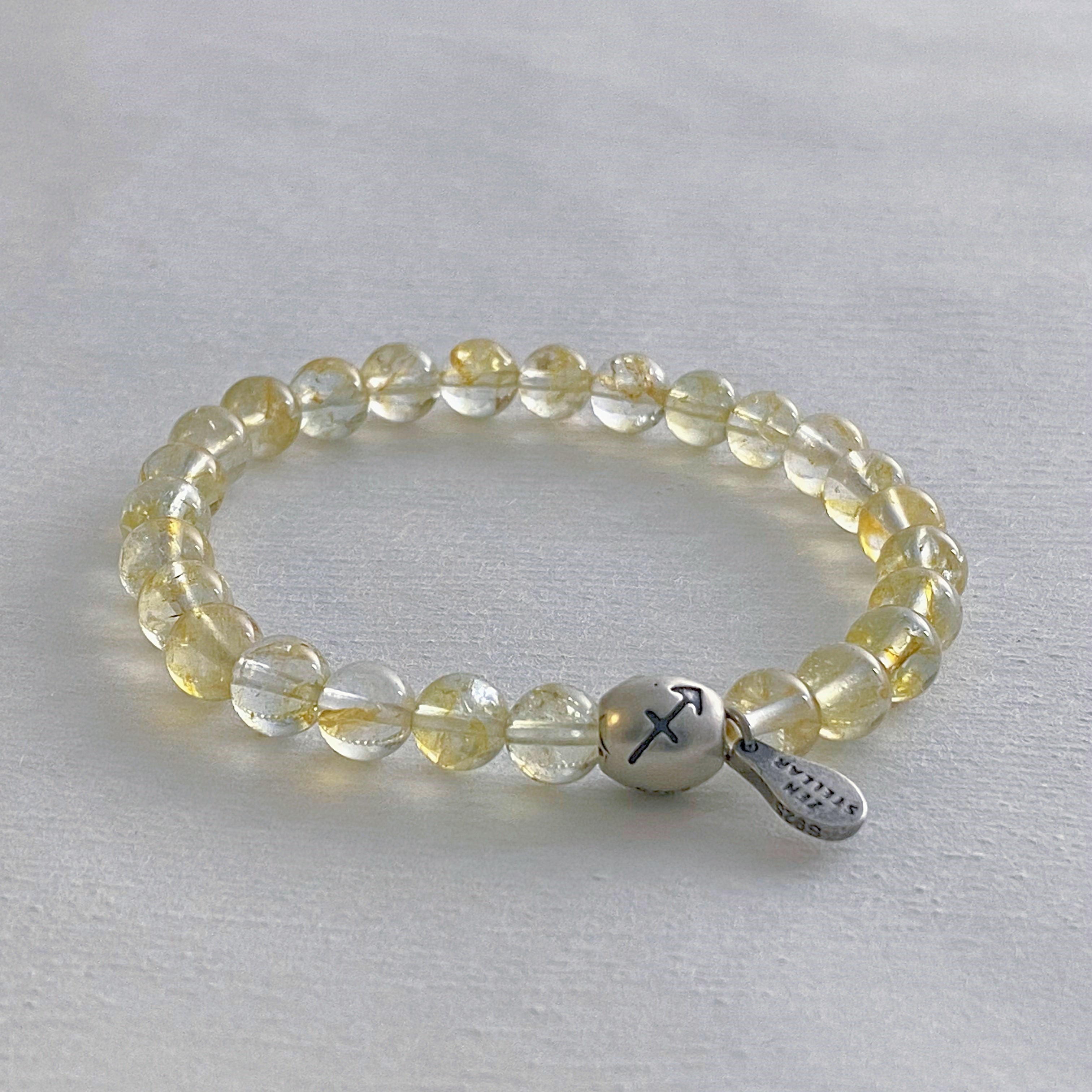 SAGITTARIUS YELLOW TOPAZ CRYSTAL BRACELET-1