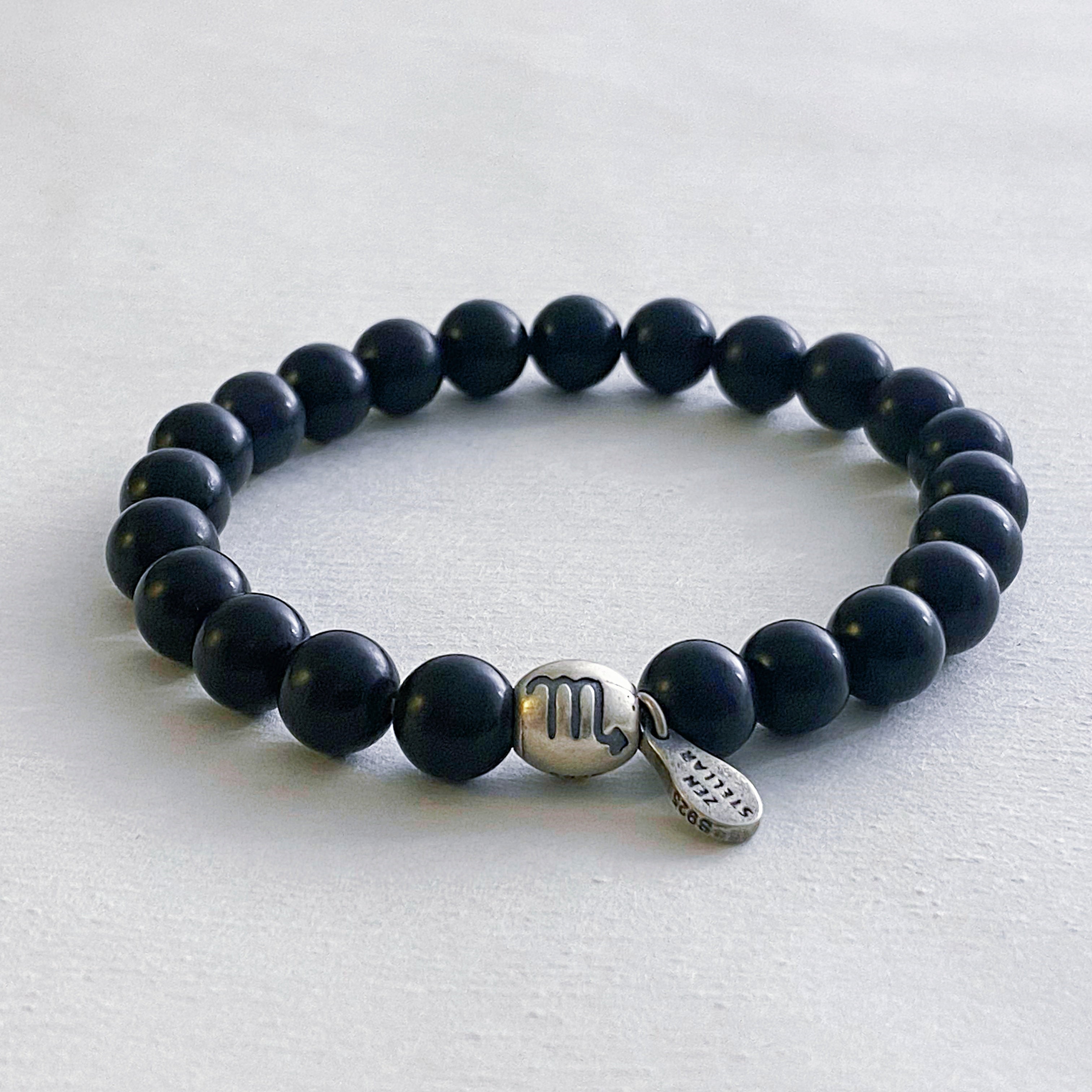 SCORPIO BLACK JADE CRYSTAL BRACELET-1