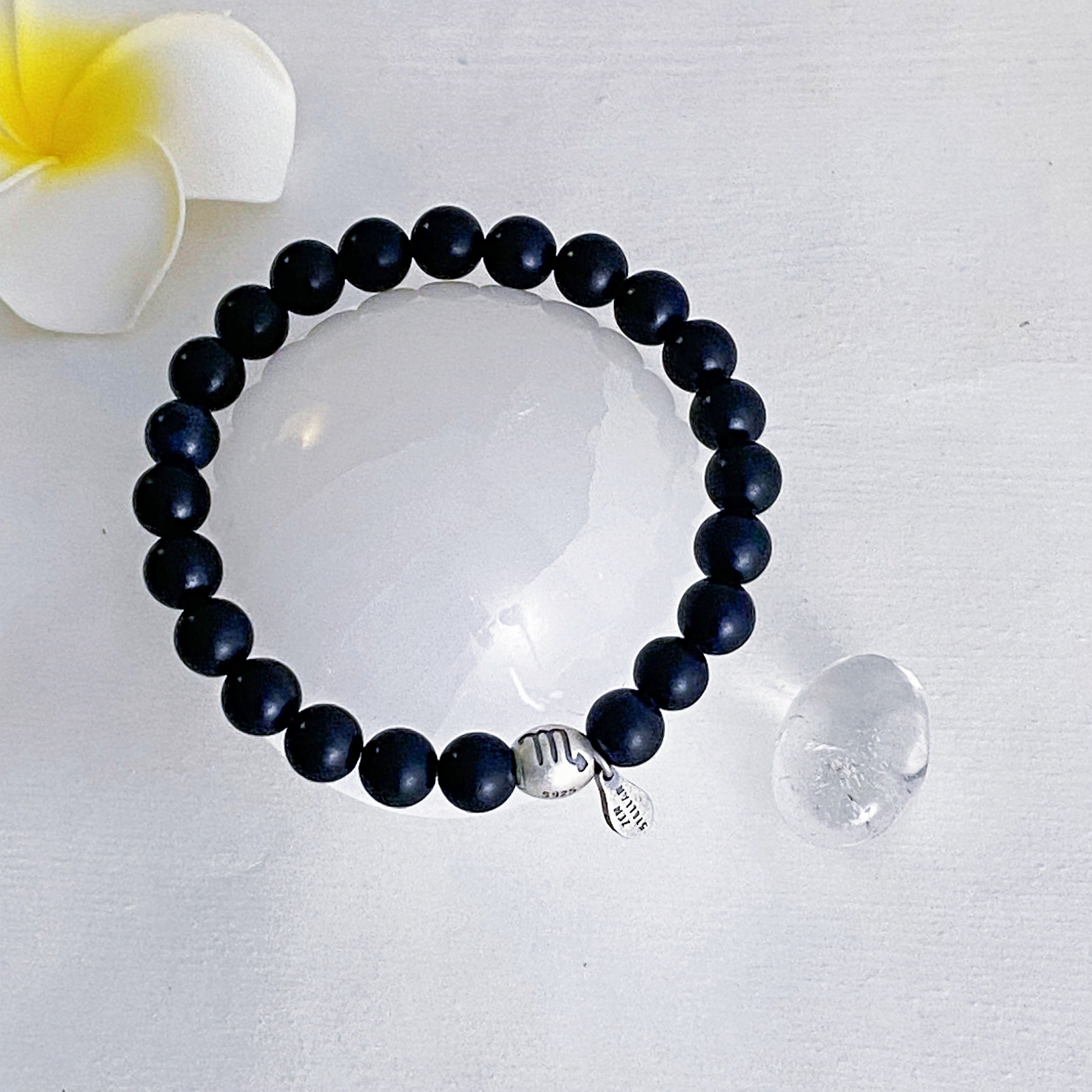 SCORPION BLACK JADE CRYSTAL BRACELET-5